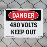 480 Volts Keep Out