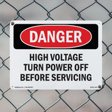 High Voltage Turn Power Off Before