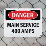 Main Service 400 Amps