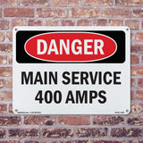 Main Service 400 Amps