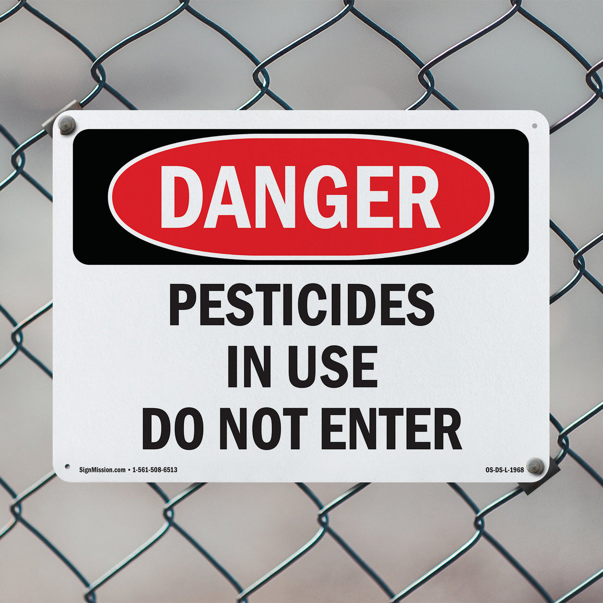Pesticides In Use Do Not Enter