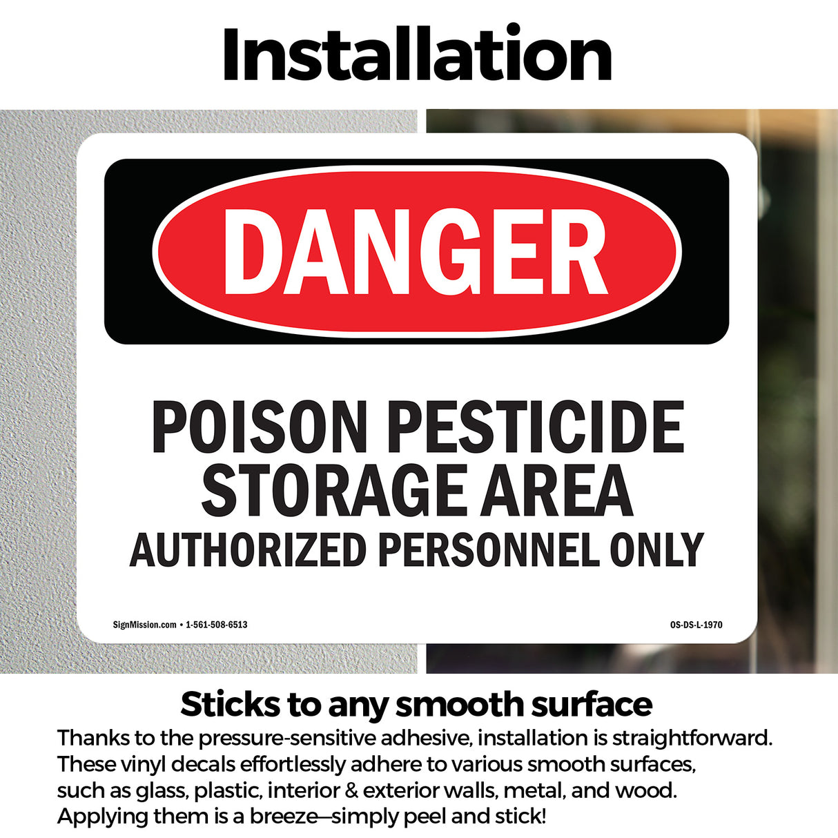 Poison Pesticide Storage Area