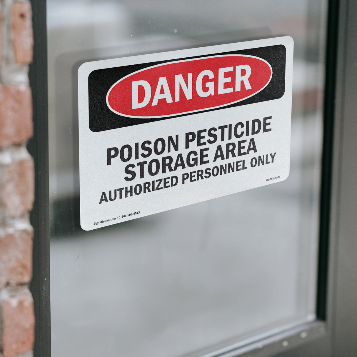 Poison Pesticide Storage Area