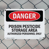 Poison Pesticide Storage Area