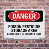 Poison Pesticide Storage Area
