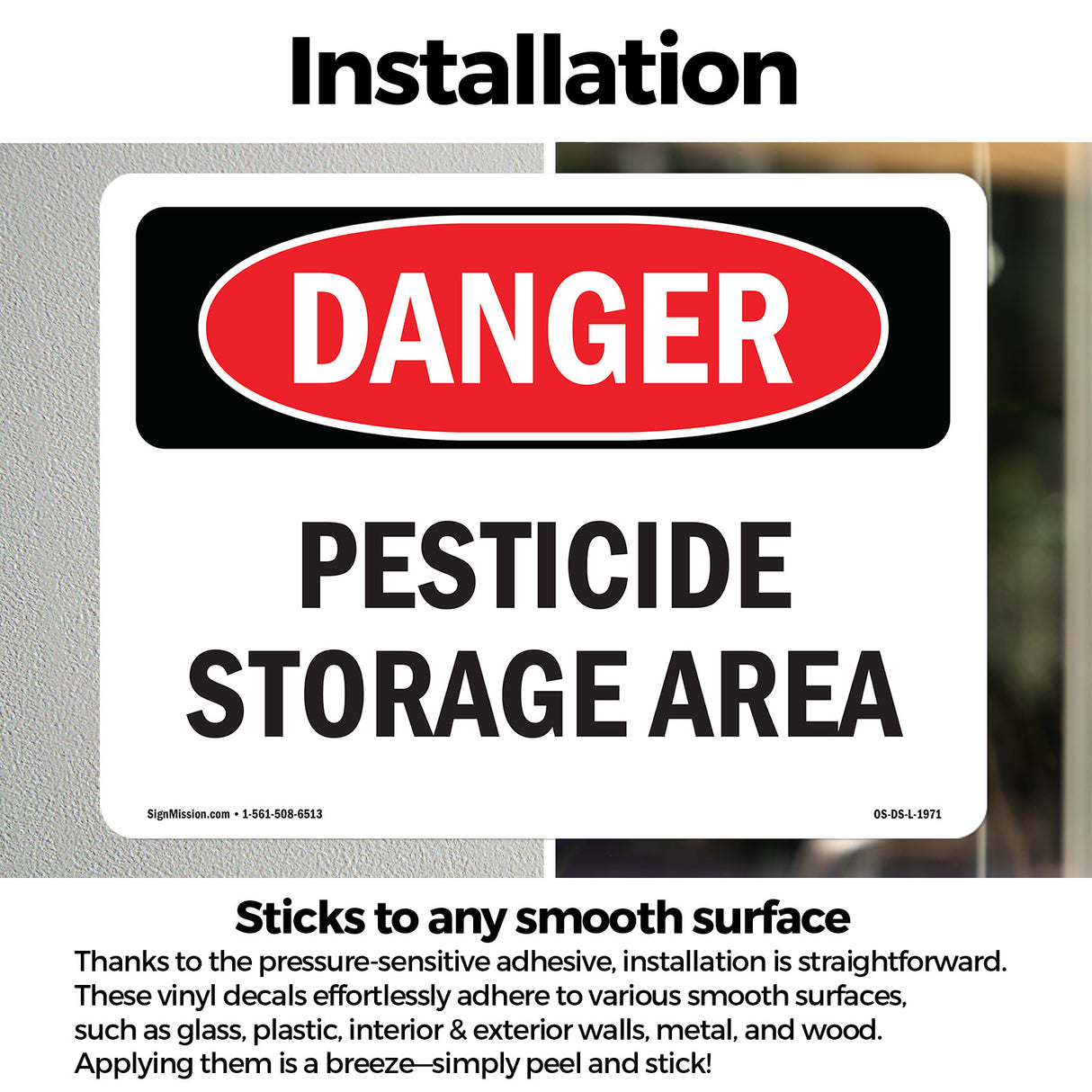Pesticide Storage Area
