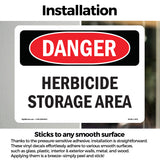 Herbicide Storage Area