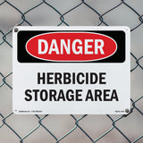 Herbicide Storage Area