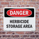 Herbicide Storage Area