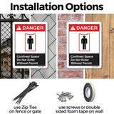 Confined Space Do Not Enter Without Permit (With Graphic)