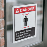 Confined Space Do Not Enter Without Permit (With Graphic)