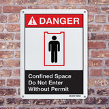 Confined Space Do Not Enter Without Permit (With Graphic)