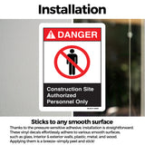 Construction Site Authorized Personnel Only