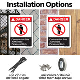 Construction Site Authorized Personnel Only