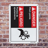 Danger Pinch Points (Bilingual Spanish)