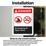 No Smoking or Open Flame