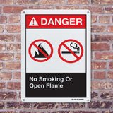 No Smoking or Open Flame