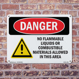 No Flammable Liquids In This Area