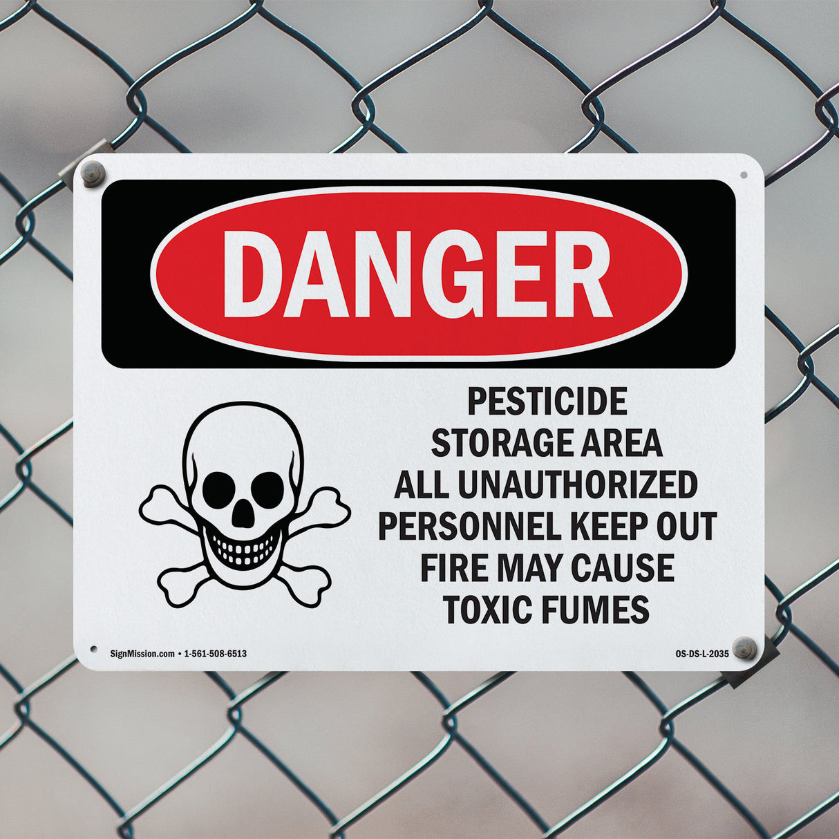 Pesticide Storage Fire Cause Toxic Fumes