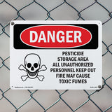 Pesticide Storage Fire Cause Toxic Fumes