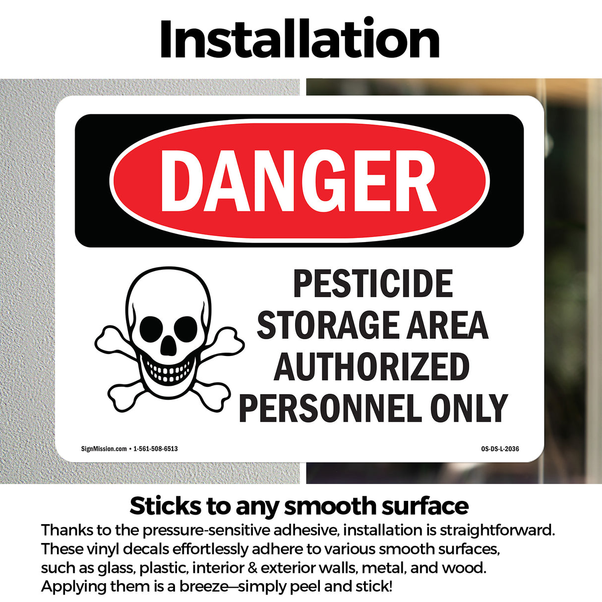 Pesticide Storage Area Authorized Only