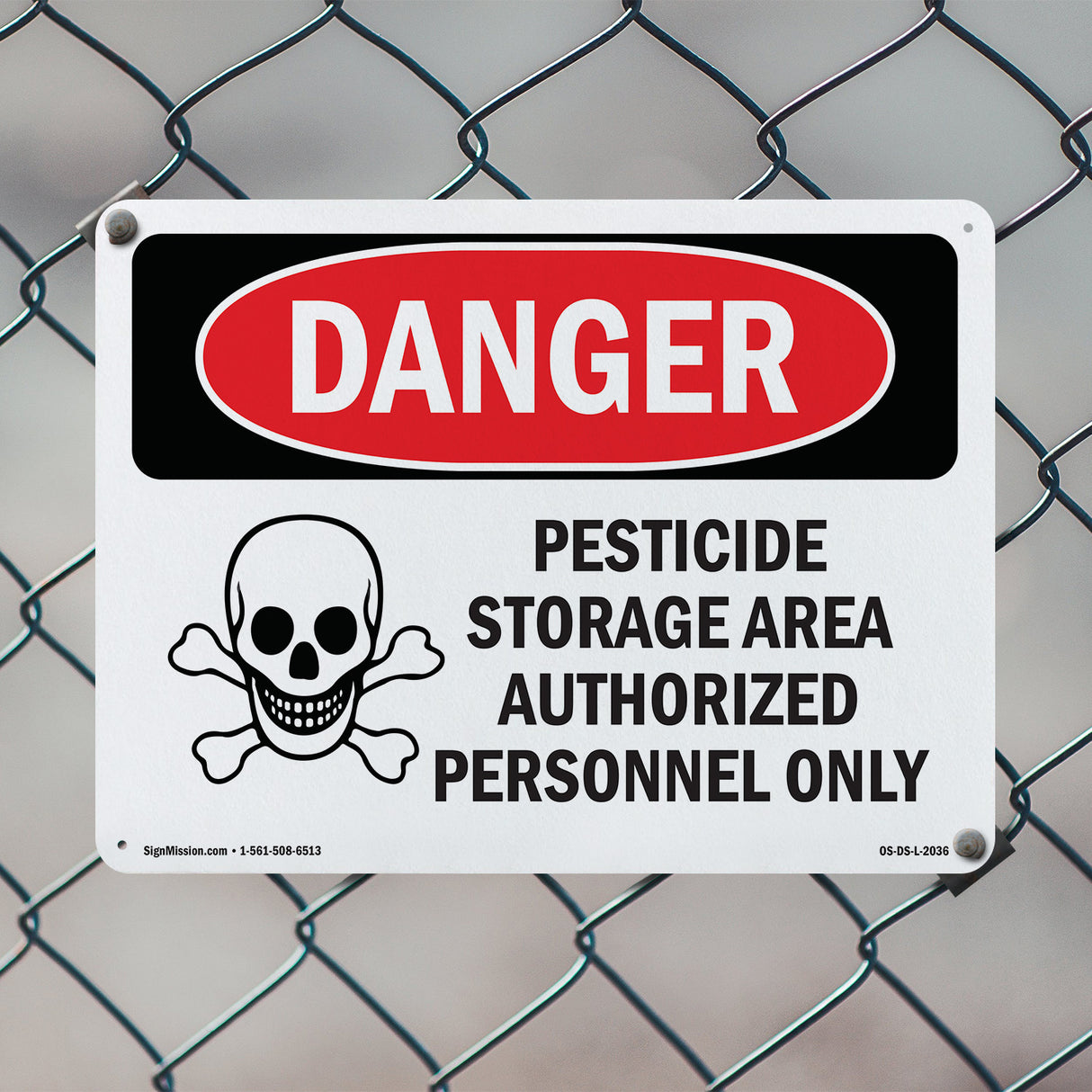 Pesticide Storage Area Authorized Only