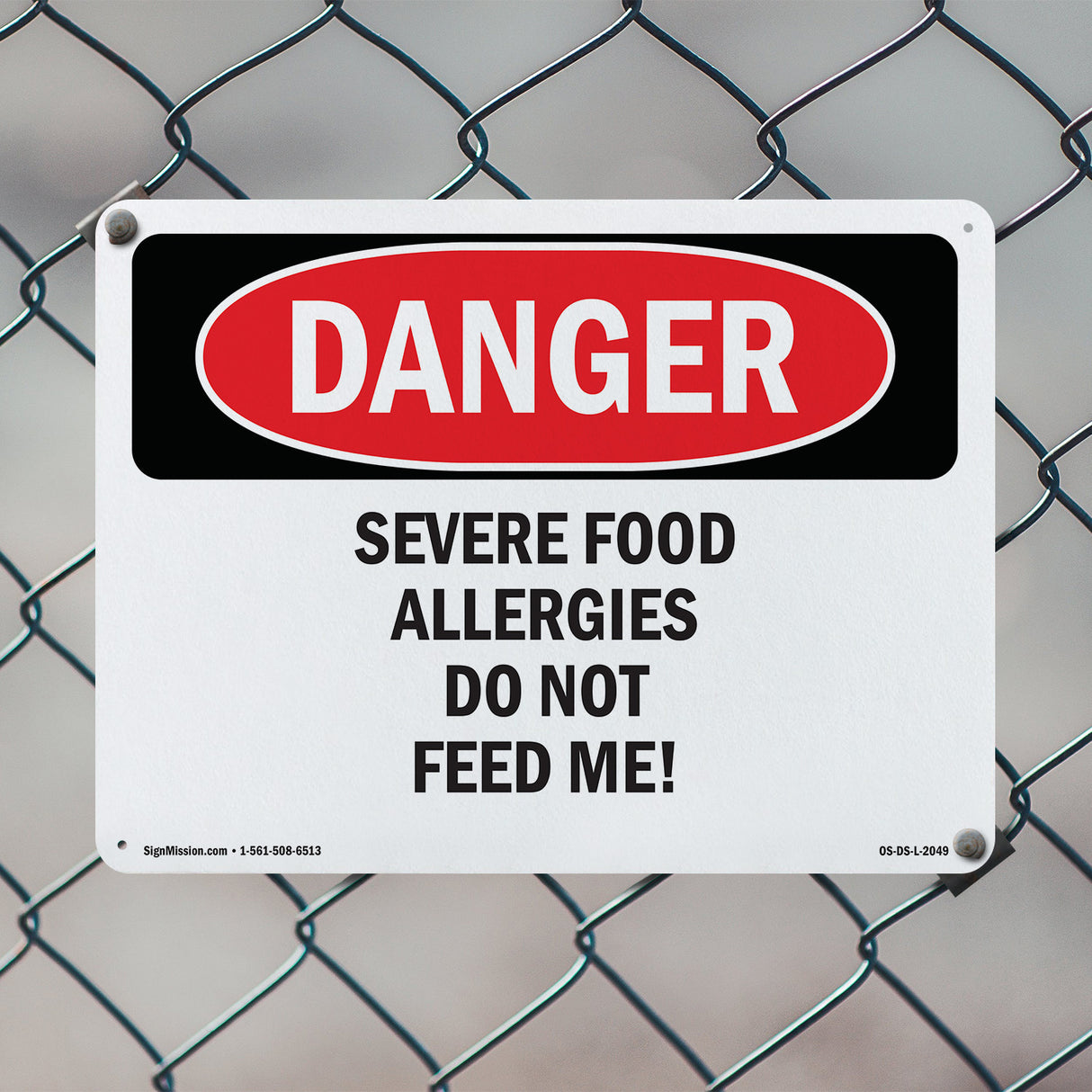 Severe Food Allergies Do Not Feed Me!