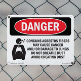 Contains Asbestos Fibers