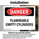Flammable Empty Cylinders