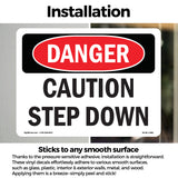 Caution Step Down