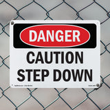 Caution Step Down