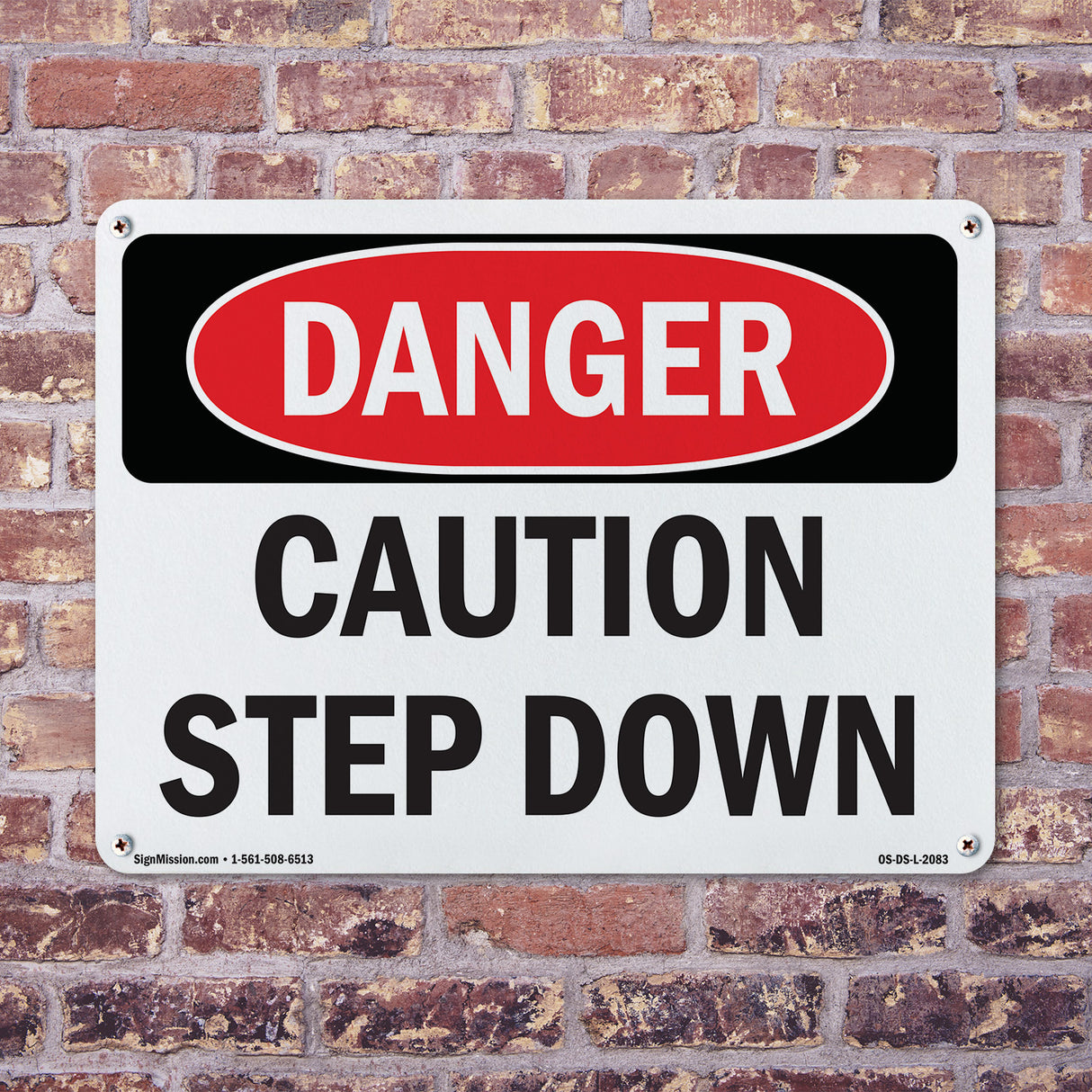 Caution Step Down