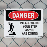 Please Watch Your Step As You