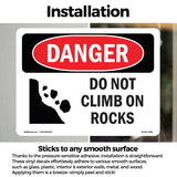 Do Not Climb On Rocks