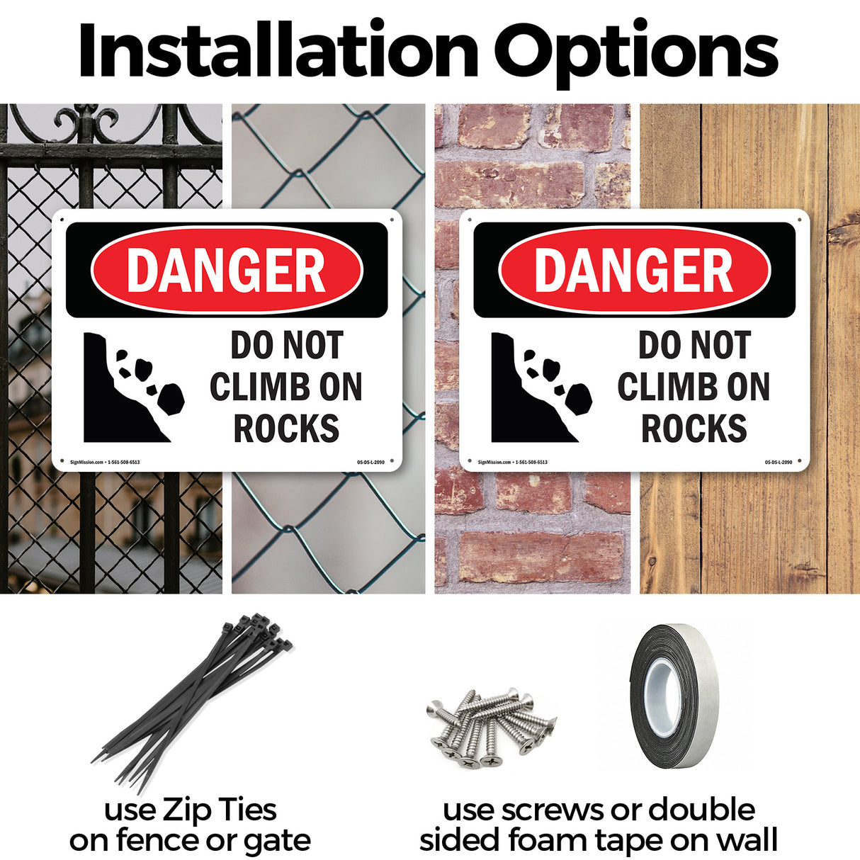 Do Not Climb On Rocks