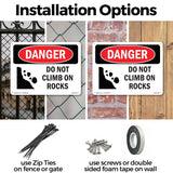 Do Not Climb On Rocks