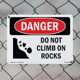 Do Not Climb On Rocks