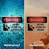 Do Not Climb On Rocks