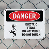 Electric Fence Do Not Climb