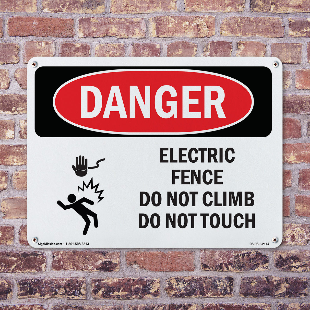 Electric Fence Do Not Climb