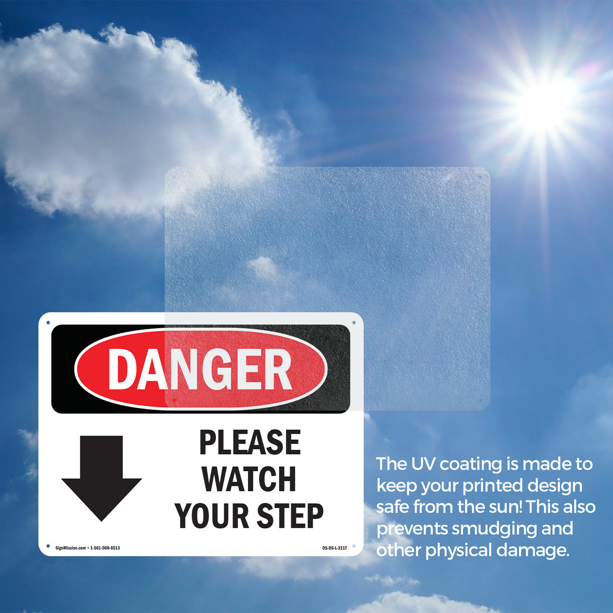 Please Watch Your Step [Down Arrow]