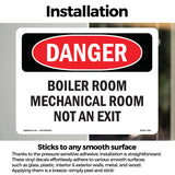 Boiler Room Mechanical Room Not An Exit