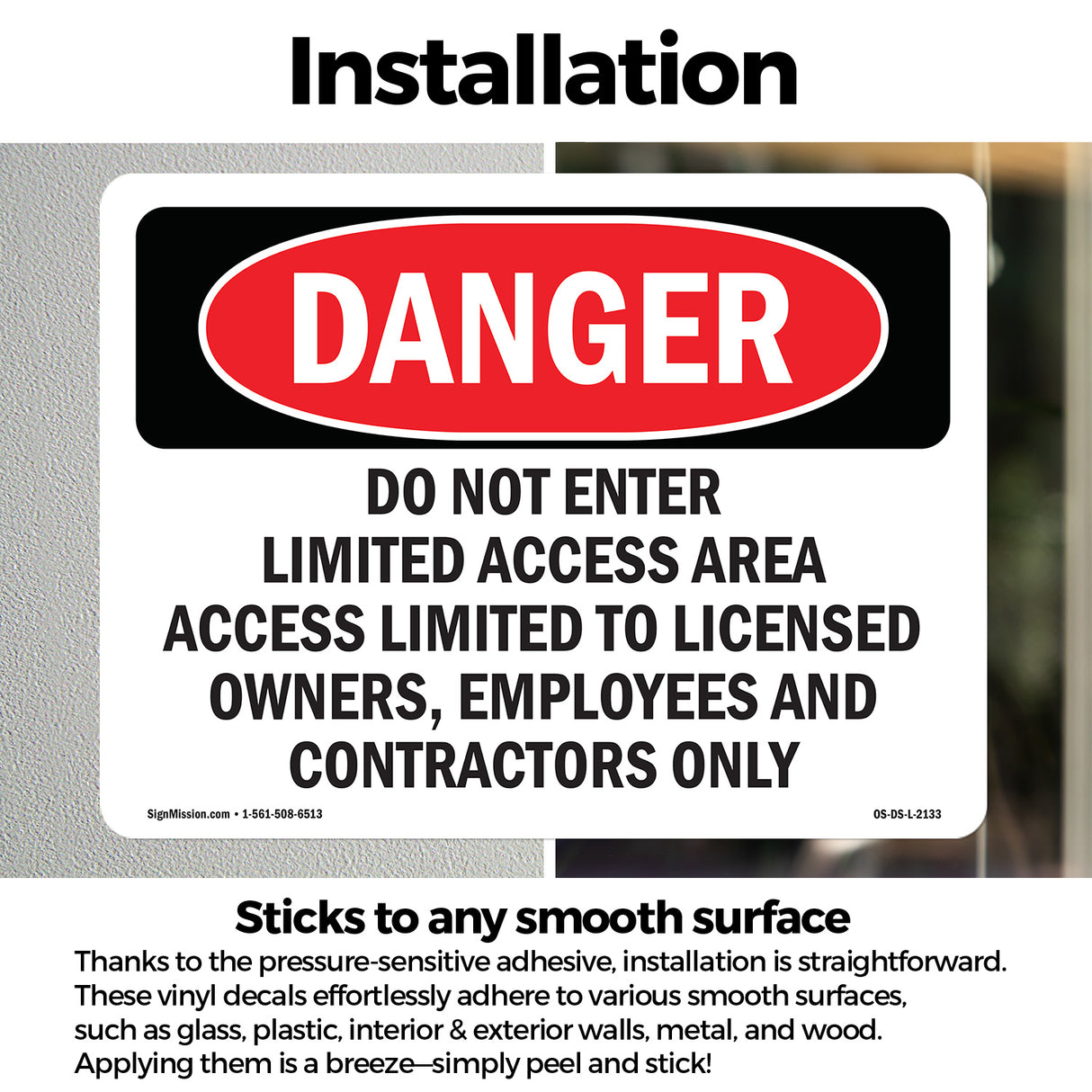 Do Not Enter Limited Access Area Access