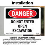 Do Not Enter Open Excavation