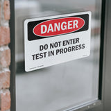 Do Not Enter Test In Progress
