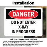 Do Not Enter X-Ray In Progress