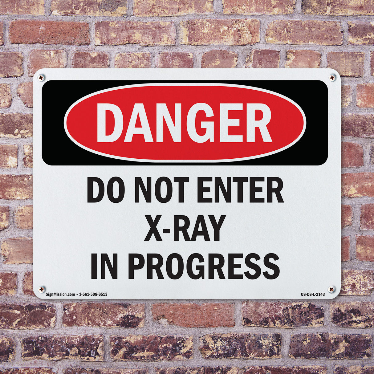 Do Not Enter X-Ray In Progress