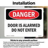 Door Is Alarmed Do Not Enter