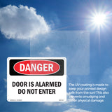 Door Is Alarmed Do Not Enter