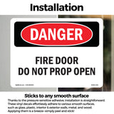 Fire Door Do Not Prop Open